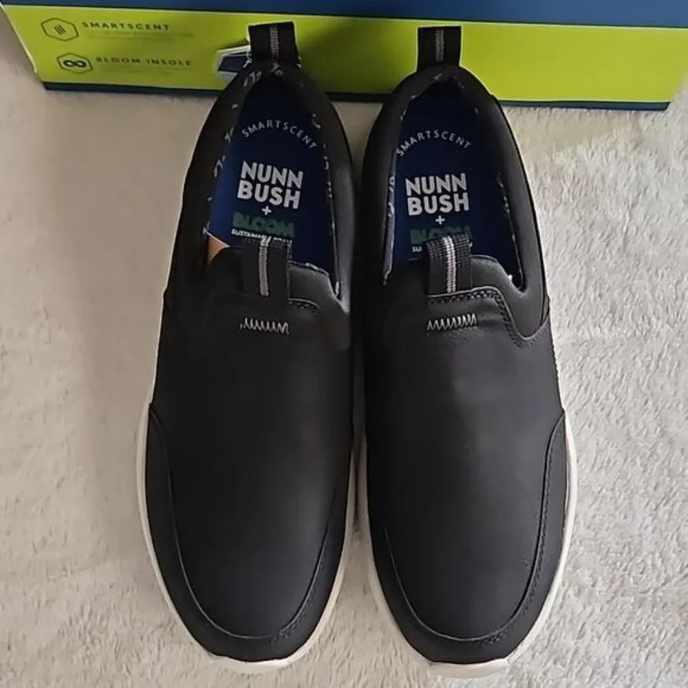 Nunn Bush Kor City Pass Moccasin Toe Athletic Style Slip-On Shoe Size 10 New Men
